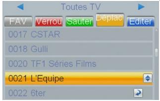 CGV ETIMO 2TC - Menu Edition des chaînes/Liste chaînes TV - 3