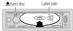 KENWOOD KDC-BT740DAB - Insert a disc - 1