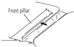KENWOOD KDC-BT740DAB - Antenna installation - 1