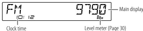 KENWOOD KDC-BT740DAB - Change the display information - 1