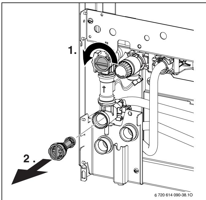 ELM LEBLANC ODEALIS GVT C 24-1H V - Filtre entrée eau froide sanitaire - 1