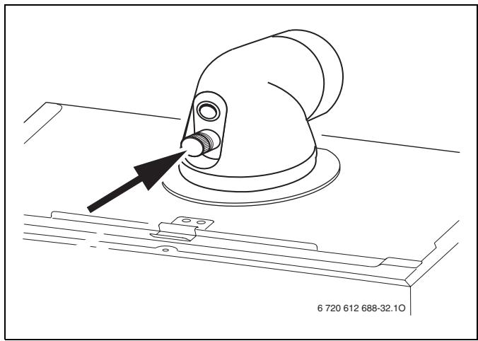 ELM LEBLANC ODEALIS GVT C 24-1H V - Régler le rapport air/gaz (CO₂ ou O₂) - 1