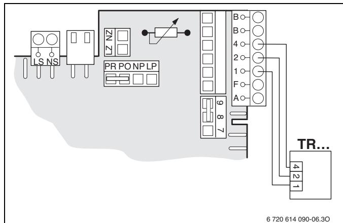 ELM LEBLANC ODEALIS GVT C 24-1H V - Racctaorder le thermostat d'ambiance TR 100/TR 200 - 1