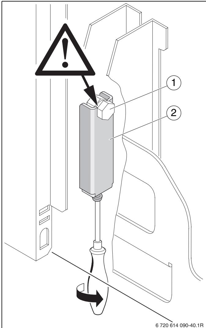 ELM LEBLANC ODEALIS GVT C 24-1H V - Verrouillage de la chaudière sur l'accumulateur d'eau chaude - 1