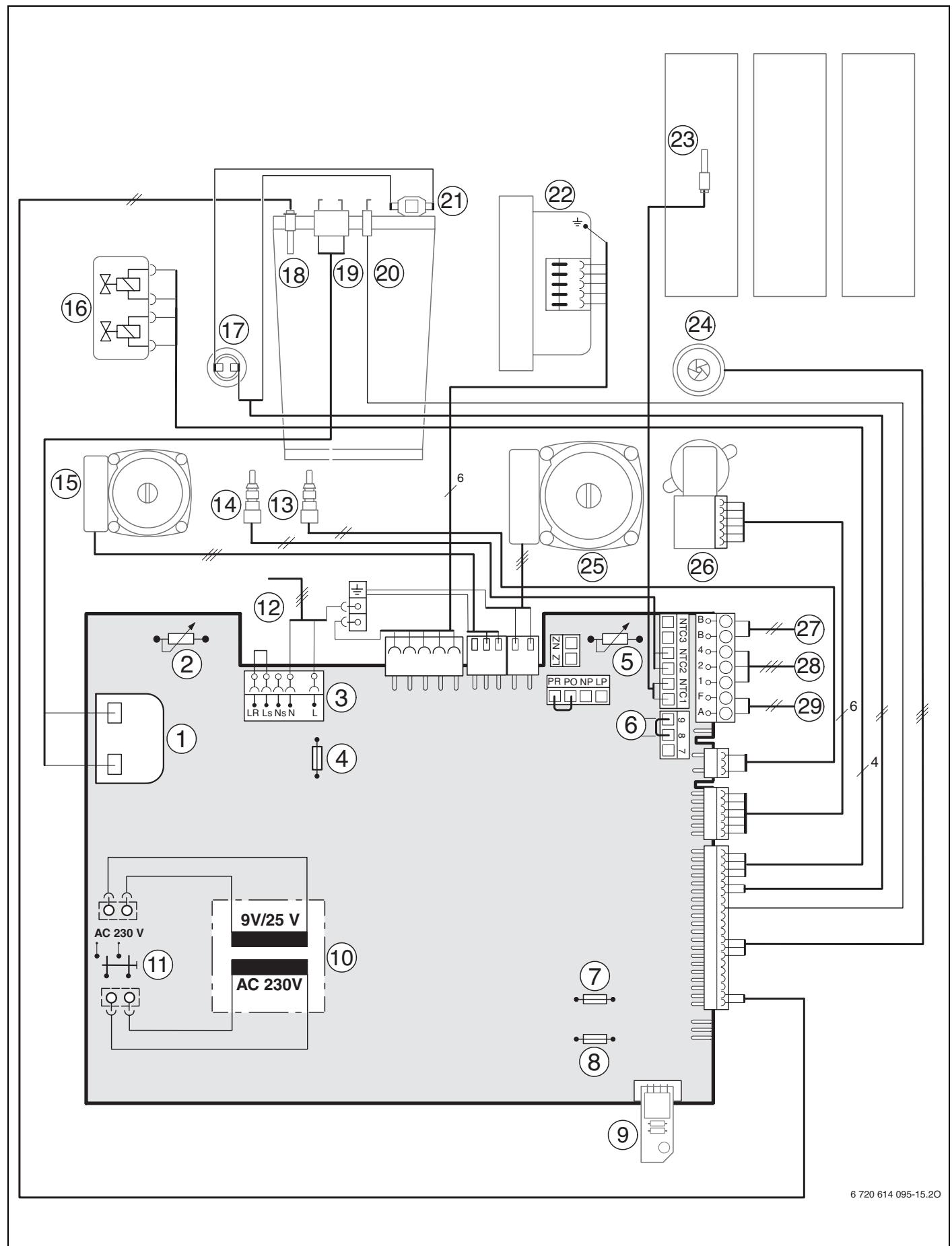 ELM LEBLANC ODEALIS GVT C 24-1H V - Schéma électrique - 1