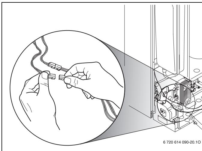 ELM LEBLANC ODEALIS GVT C 24-1H V - Raccordement electrique et hydraulique de l'accumulateur d'eau chaude et de la chaudière - 3