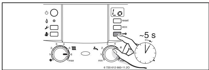 ELM LEBLANC ODEALIS GVT C 24-1H V - Verrouillage des touches - 1