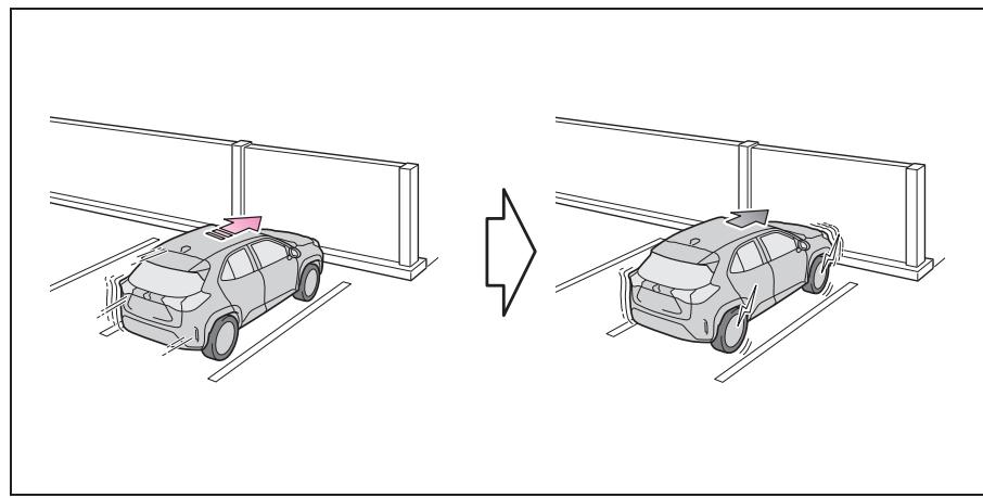 TOYOTA YARIS CROSS - Exemples d'intervention de la fonction - 1