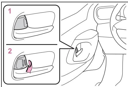 TOYOTA YARIS CROSS - Boutons intérieurs de verrouillage - 1