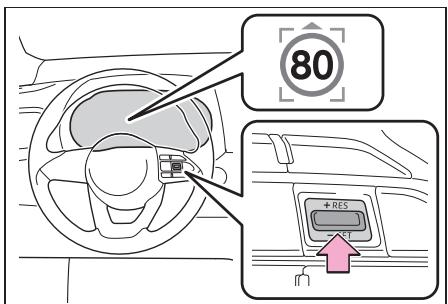 TOYOTA YARIS CROSS - Régulateur de vitesse actif avec assistant de signalisation routière (sur modèles équipés) - 1