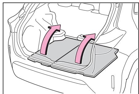 TOYOTA YARIS CROSS - Ouverture du couvre-plancher - 1