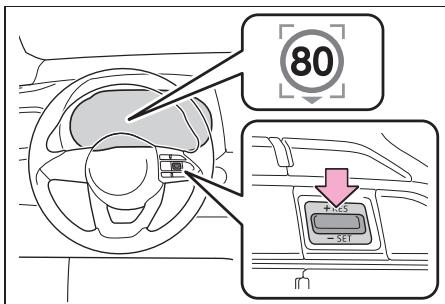 TOYOTA YARIS CROSS - Régulateur de vitesse actif avec assistant de signalisation routière (sur modèles équipés) - 2