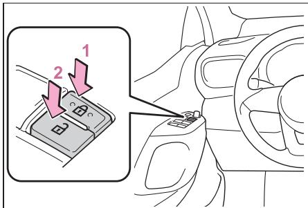 TOYOTA YARIS CROSS - Boutons de verrouillage centralisé des portes (pour verrouiller/déverrouiller) - 1