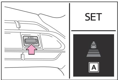 TOYOTA YARIS CROSS - Reprise de la conduite à vitesse de croisière variable lorsque le véhicule s'est arrêté sur action du système (mode de contrôle de la distance entre véhicules) - 1
