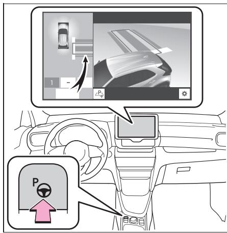 TOYOTA YARIS CROSS - Pour enregistrer une place de stationnement - 7