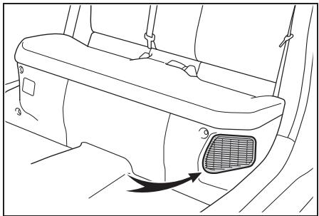 TOYOTA YARIS CROSS - Prise d'air de ventilation de la batterie du système hybride (batterie de traction) - 1
