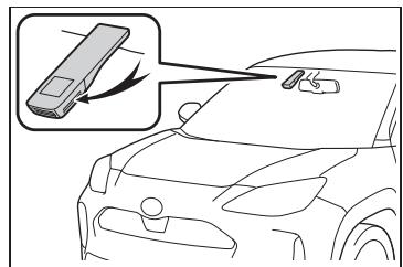 TOYOTA YARIS CROSS - Effets de la vitesse du véhicule sur le fonctionnement des essuie-glaces (véhicules équipés d'essuie-glaces de pare-brise à détecteur de pluie) - 1