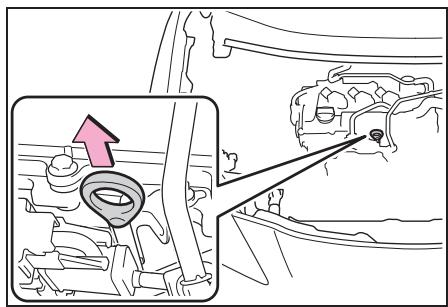 TOYOTA YARIS CROSS - Vérification du niveau d'huile moteur - 1