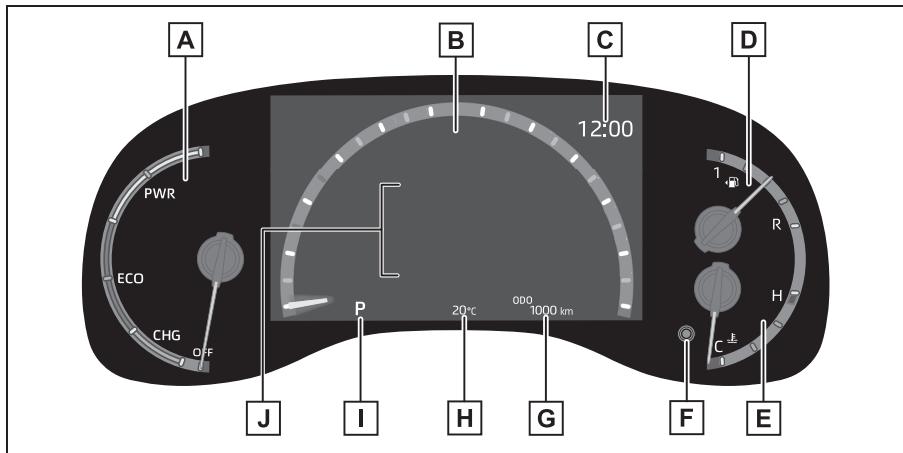 TOYOTA YARIS CROSS - Affichage à l'instrumentation - 1