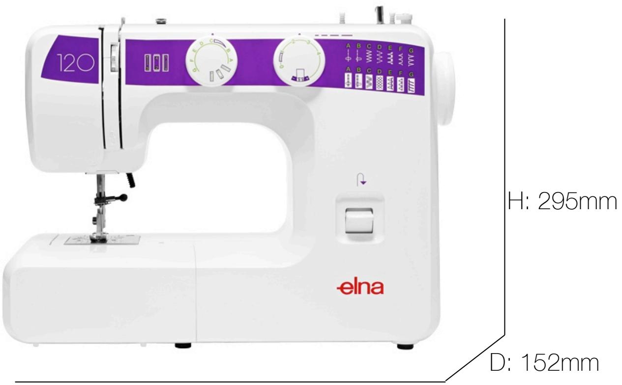 ELNA 120 - Spécifications techniques elna 120 - 1