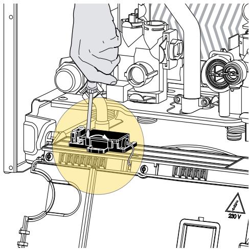 CHAFFOTEAUX ET MAURY CHAFFOTEAUX & MAURY URBIA GREEN 25 FF - Raccordement thermostat d'ambiance - 1