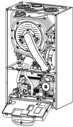 CHAFFOTEAUX ET MAURY CHAFFOTEAUX & MAURY URBIA GREEN 25 FF - Instructions pour démontage de l'habillage et inspection de l'appareil. - 4