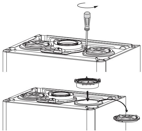 CHAFFOTEAUX ET MAURY CHAFFOTEAUX & MAURY URBIA GREEN 25 FF - Type d'évacuation bi-flux - 1
