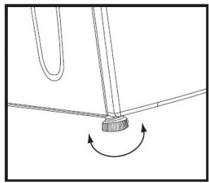 ESSENTIELB ESLE8 1B - Einstellung der FüBe - 1