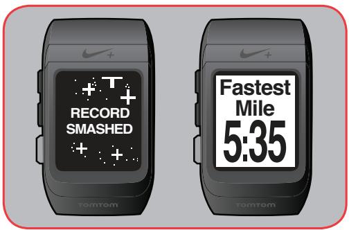 TOMTOM NIKE SPORT WATCH - Alarmes post-séances d'entraînement - 1