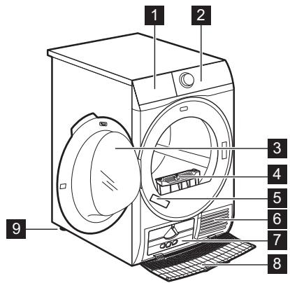 ELECTROLUX EW7H5122SH - DESCRIPTION DE L'APPAREIL - 1