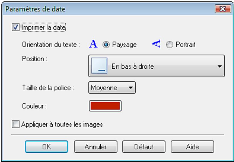CANON PRO 9000 MARK II - Impression des dates sur les photos (Impression photo) - 1