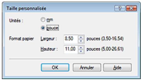 CANON PRO 9000 MARK II - Sélectionnez le format du papier - 2