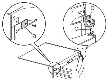 ELECTROLUX EUF23391W - Réversibilité de la porte - 2