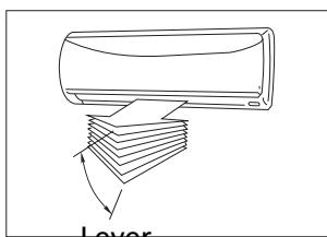 ZIBRO S3050 - To set the horizontal air flow direction - 1