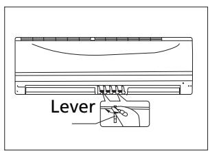 ZIBRO S3050 - Nastavljanje izpuha zraka horizontalno (gor – dol) - 1