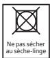 CONTINENTAL EDISON CESL7PCW1 - Linge pas adapté à un séchage en machine - 1