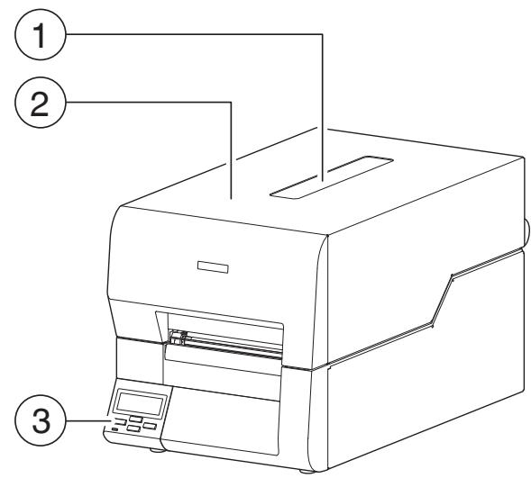 CITIZEN CL-E720DT - Part Names and Functions - 1