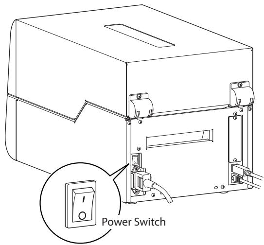 CITIZEN CL-E720DT - Turning off the power - 1