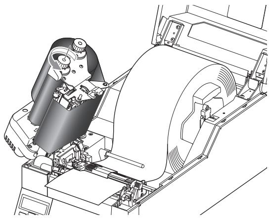 CITIZEN CL-E720DT - Setting the Ribbon - 1