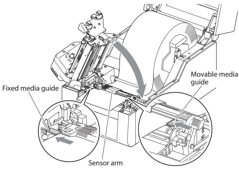 CITIZEN CL-E720DT - Setting the Media - 1