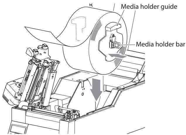 CITIZEN CL-E720DT - Installing the Media - 2
