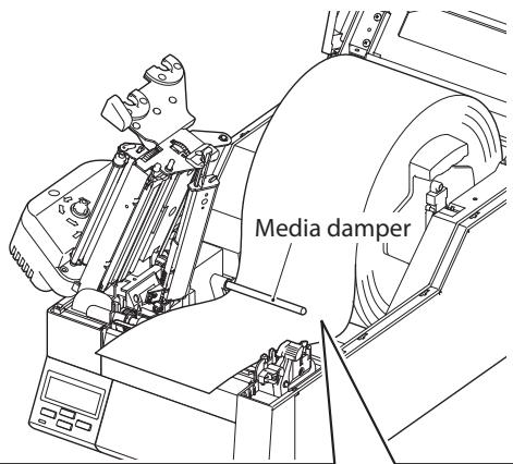 CITIZEN CL-E720DT - Setting the Media - 1