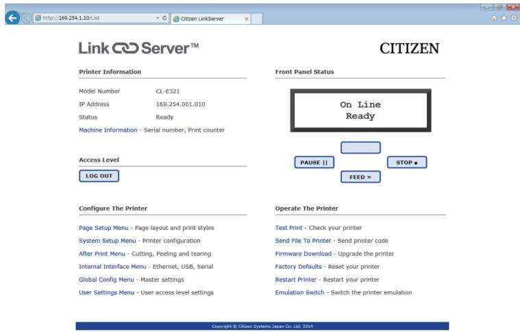 CITIZEN CL-E321 - Enter your user name and password. - 1