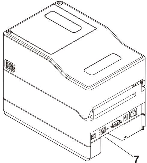 CITIZEN CL-E321 - Rear of Printer - 2