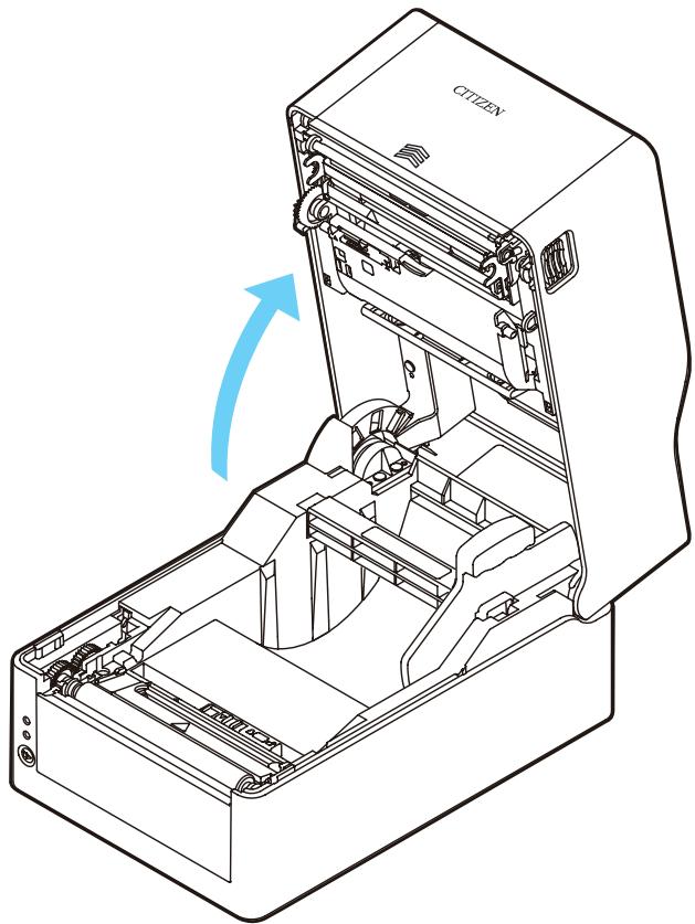 CITIZEN CL-E321 - Open the top cover. - 1