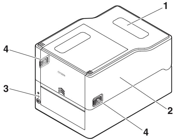 CITIZEN CL-E321 - Front of Printer - 1