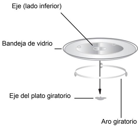 INDESIT MWI 222.1 - Instalación del Plato giratorio - 1