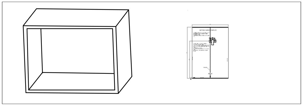 INDESIT MWI 222.1 - Meuble où sera encastré le four - 3