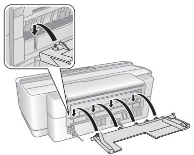 EPSON STYLUS  R2880 - Chargement de papier dans le guide d'alimentation de feuilles individuelles - 2