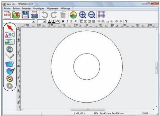 EPSON STYLUS  R2880 - Impression sur un CD ou DVD - 1